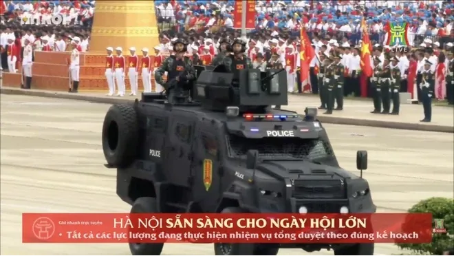 Cập nhật: Tổng duyệt cấp Nhà nước lễ diễu binh, diễu hành kỷ niệm 80 năm Quốc khánh 2/9