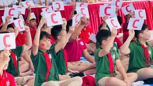 Sinh động các hoạt động chào mừng 80 năm Quốc khánh của học sinh Hà Nội