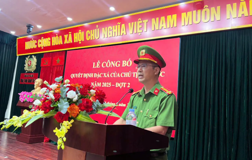 Công an TP Hà Nội công bố Quyết định đặc xá đợt 2 năm 2025.