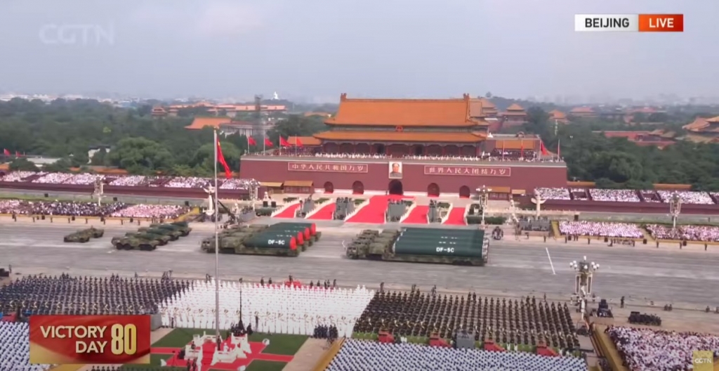 Trung Quốc duyệt binh hoành tráng kỷ niệm 80 năm chiến thắng phát xít