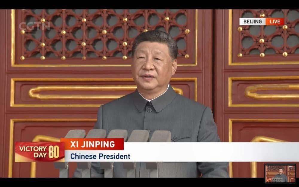 Trung Quốc duyệt binh hoành tráng kỷ niệm 80 năm chiến thắng phát xít