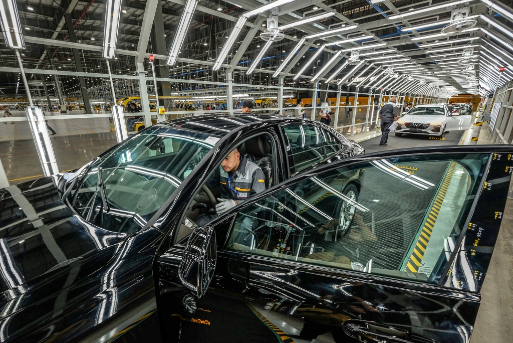 Nhà máy ô tô Vinfast. Ảnh: Phạm Hùng