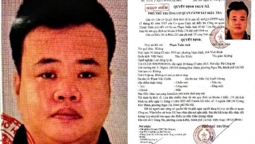 Quyết định truy nã đối tượng Phạm Tuấn Anh