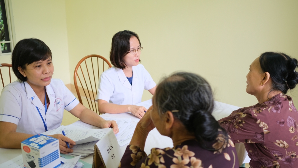 1.	Nhiều năm qua, Bệnh viện tâm thần Vĩnh Phúc luôn trú trọng triển khai tốt công tác khám sàng lọc bệnh tại cộng đồng. Ảnh Sỹ Hào