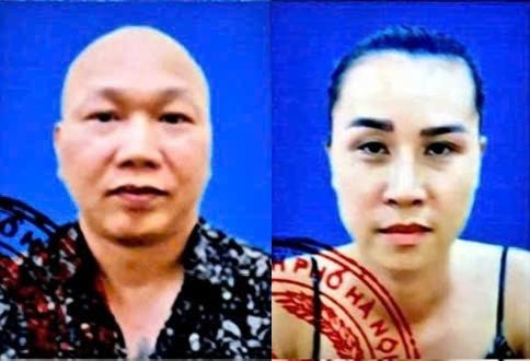 Hai đối tượng bị truy nã. Ảnh: CQCA