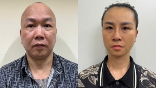 Bắt giữ cặp vợ chồng trốn truy nã sau khi gây rối trật tự công cộng