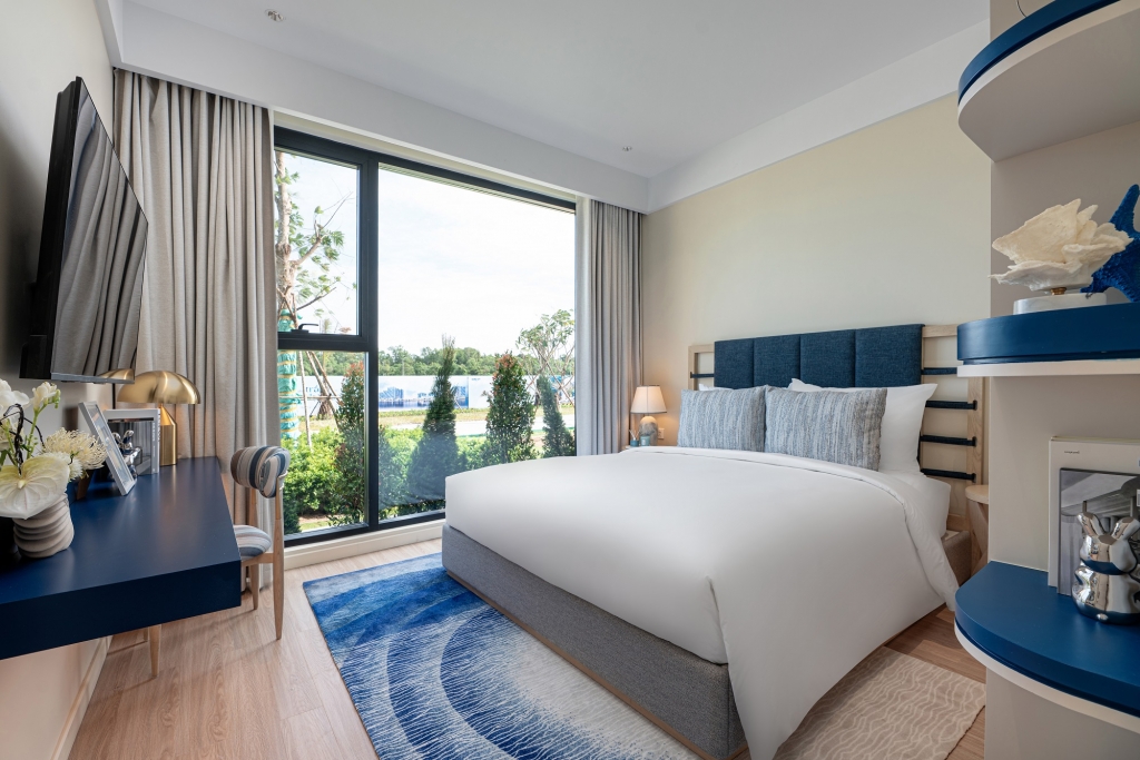 Căn hộ Blanca được bàn giao full nội thất theo tiêu chuẩn quốc tế, thiết kế bởi Ong&Ong (Singapore)