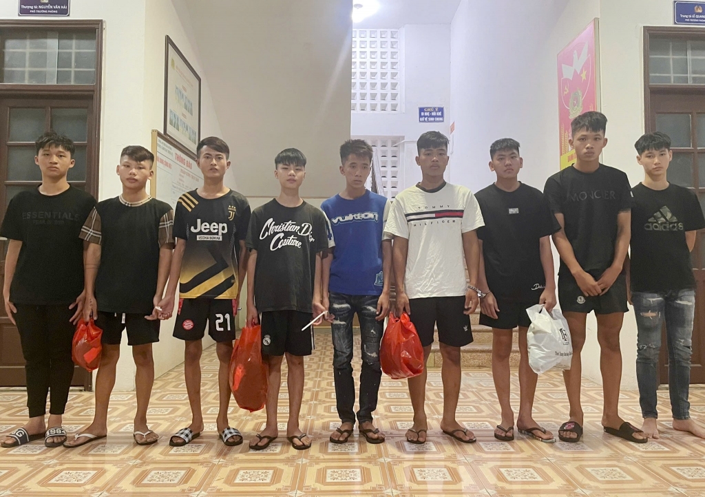 Các đối tượng trong vụ án. Ảnh: CQCA Các đối tượng trong vụ án. Ảnh: CQCA