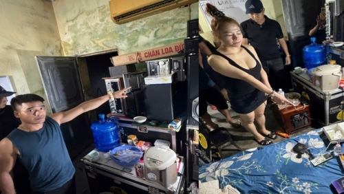 Cảnh tượng xấu xí của đôi nam nữ trong căn phòng trọ