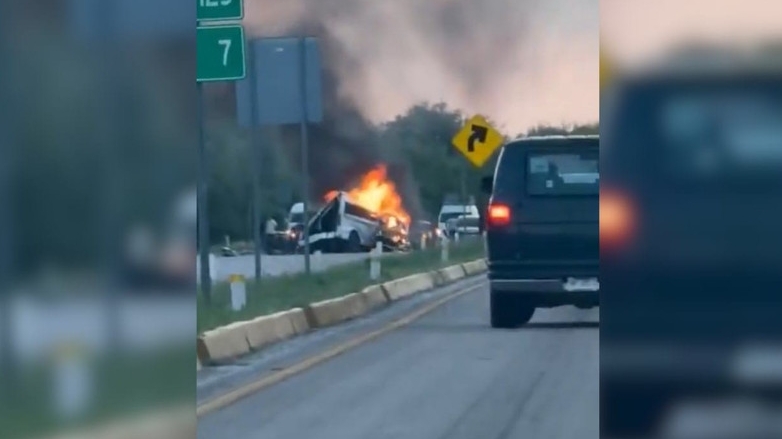 Tai nạn liên hoàn trên đường cao tốc khiến 15 người tử vong