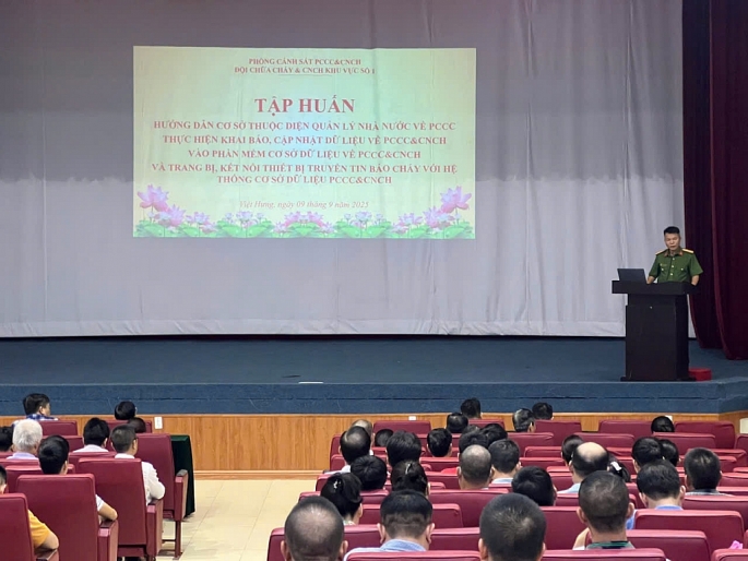 Xây dựng Cơ sở dữ liệu quốc gia về phòng cháy chữa cháy vì an toàn cộng đồng