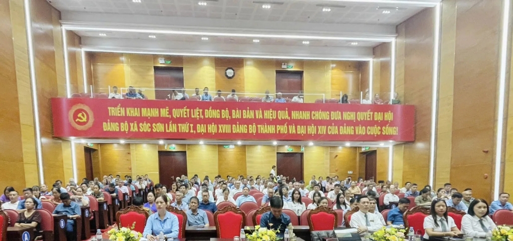 Xã Sóc Sơn triển khai kịp thời các quy định pháp luật mới về chính quyền địa phương 2 cấp. Ảnh: L.S