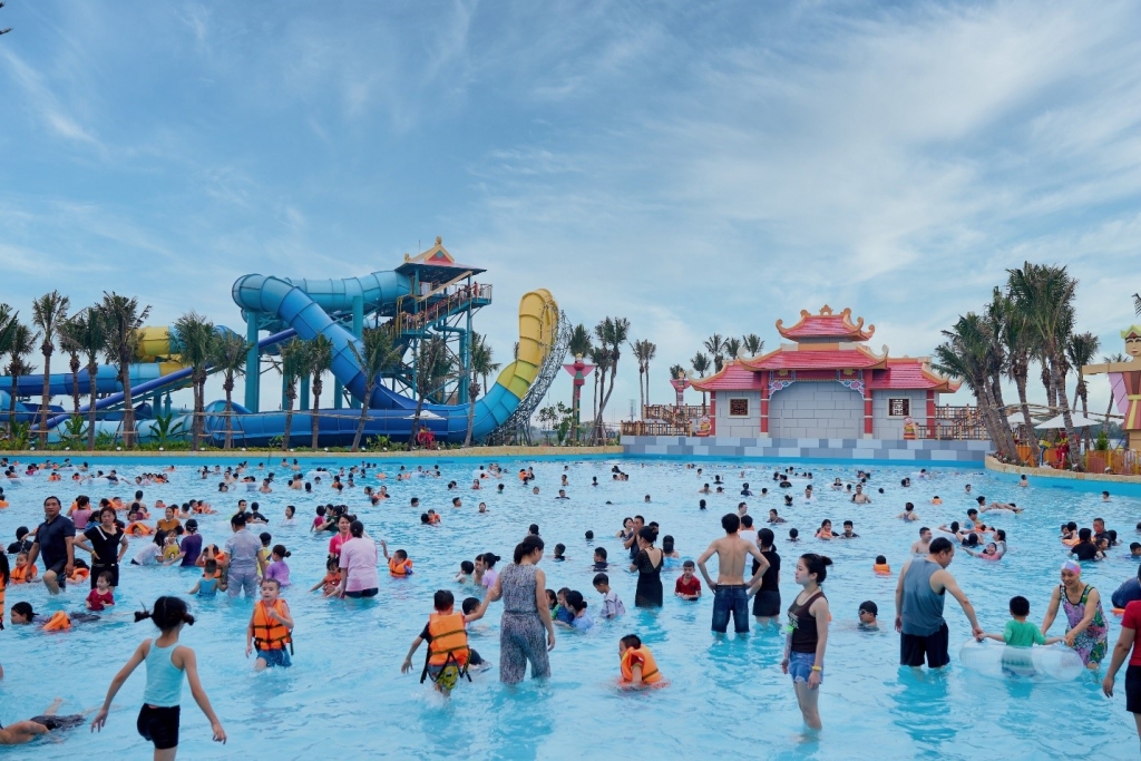 Công viên nước Sun World Ha Nam có đa dạng lựa chọn vui chơi cho các lứa tuổi
