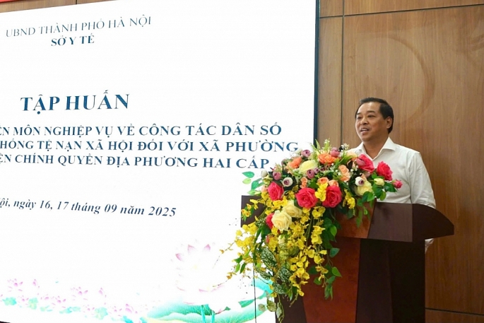 Hà Nội: tập huấn công tác dân số, trẻ em và phòng chống tệ nạn xã hội cho cán bộ xã, phường
