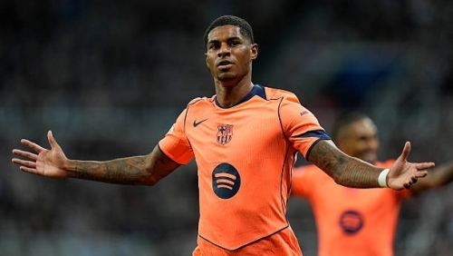 Rashford rực sáng với cú đúp, Barcelona đánh bại Newcastle tại Champions League