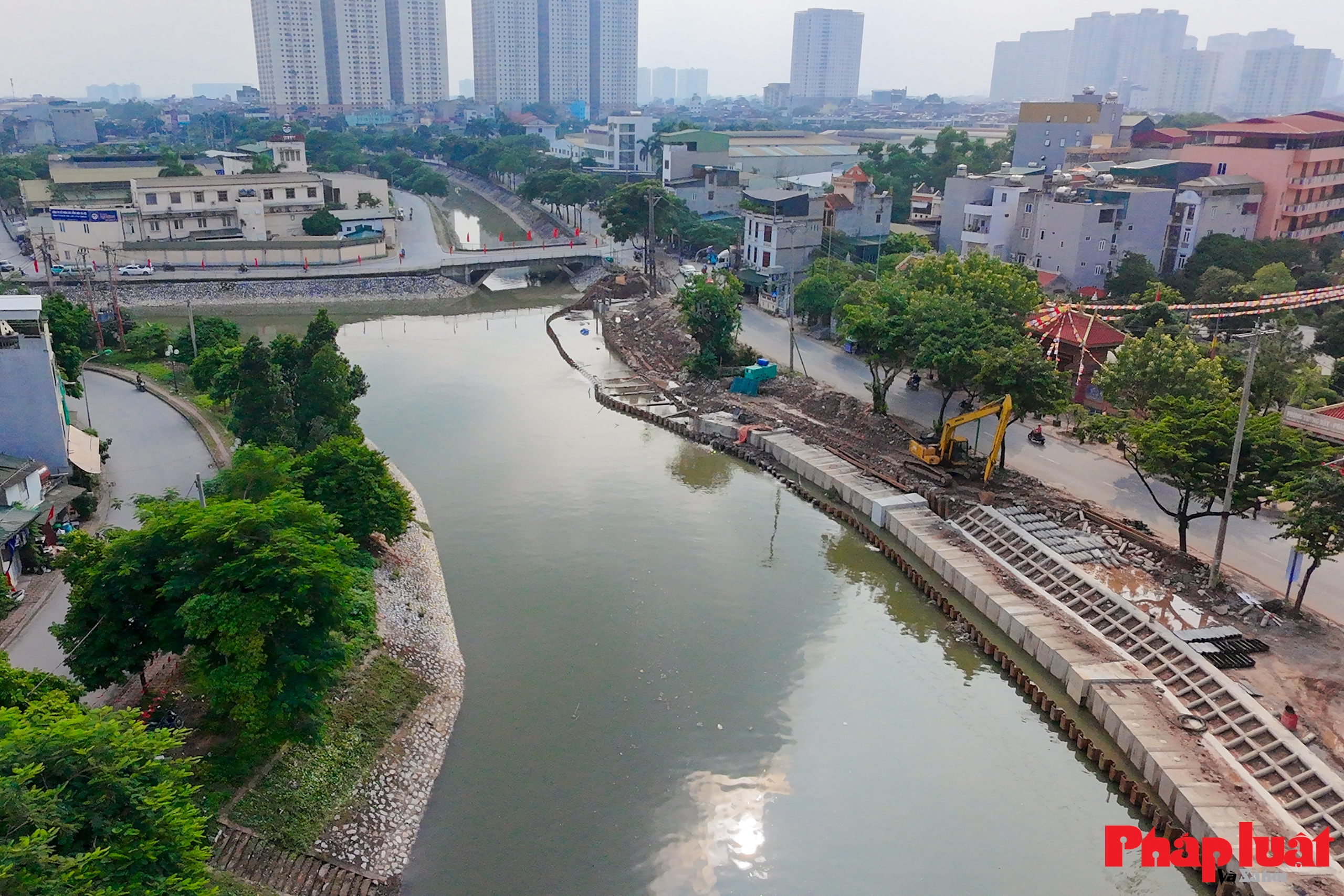 Dòng chảy mới từ Nhà máy xử lý nước thải Yên Xá giúp sông Tô Lịch hồi sinh