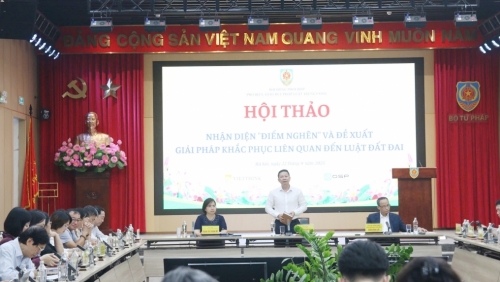 Nhận diện "điểm nghẽn" và đề xuất giải pháp trong lĩnh vực đất đai