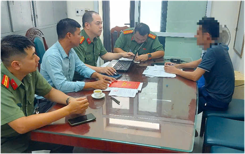 cơ quan công an, P.V.M cơ quan công an, P.V.M