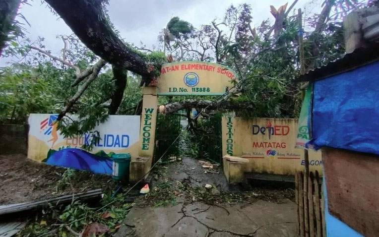 Bão Bualoi càn quét qua Philippines khiến 10 người thiệt mạng