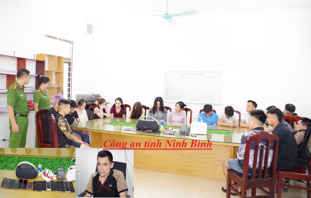 Lực lượng Công an bắt giữ 17 đối tượng có hành vi sử dụng trái phép chất ma tuý (đối tượng Chuẩn (dấu X) và tang vật - ảnh nhỏ)