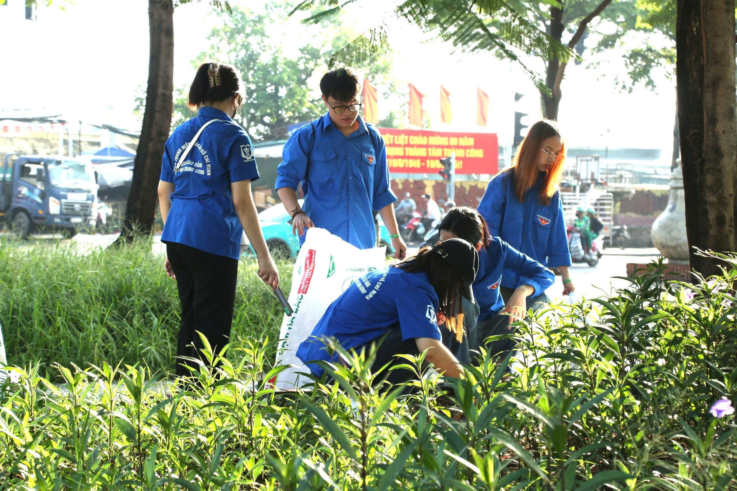 Hơn 300 tình nguyện viên quốc tế và người dân Thủ đô ra quân “Ngày Chủ nhật Xanh”