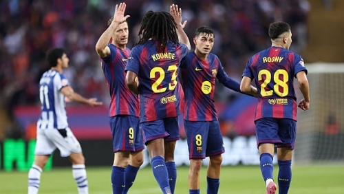 Barcelona ngược dòng thành công, vượt mặt Real Madrid chiếm ngôi đầu La Liga