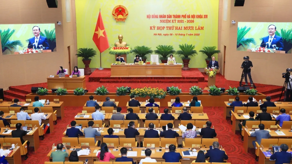 Hôm nay diễn ra kỳ họp chuyên đề của HĐND TP Hà Nội, xem xét và thông qua những quyết sách quan trọng