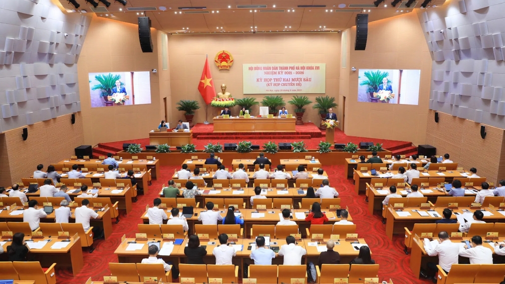 Khai mạc kỳ họp chuyên đề (kỳ họp thứ 26) của HĐND TP Hà Nội: Xem xét 4 nhóm vấn đề quan trọng