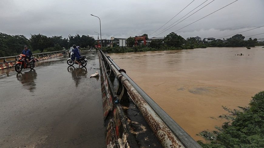 Hà Nội phát lệnh báo động lũ trên sông Tích, sông Bùi