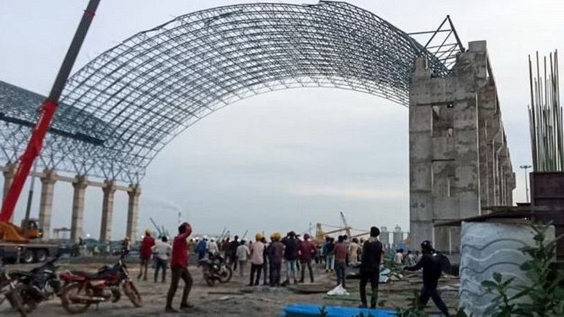 Sập giàn giáo tại công trình nhà máy nhiệt điện khiến 9 người thiệt mạng