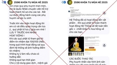 Người phụ nữ mất gần 200 triệu đồng khi đăng ký khóa tu trên mạng