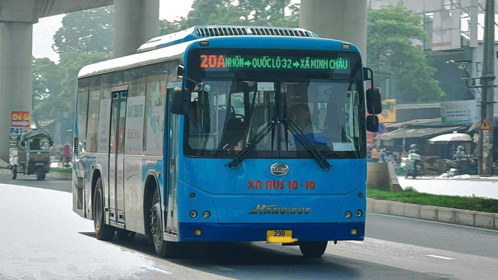 Tuyến buýt kết nối xã đảo duy nhất của Thủ đô với các phường nội thành