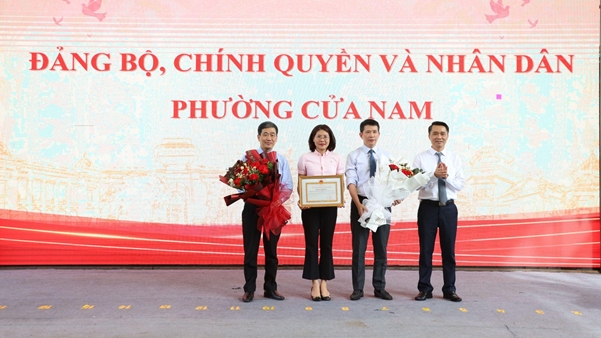 Phường Cửa Nam tổng kết công tác tổ chức các hoạt động kỷ niệm 80 năm Cách mạng Tháng Tám và Quốc khánh 2/9