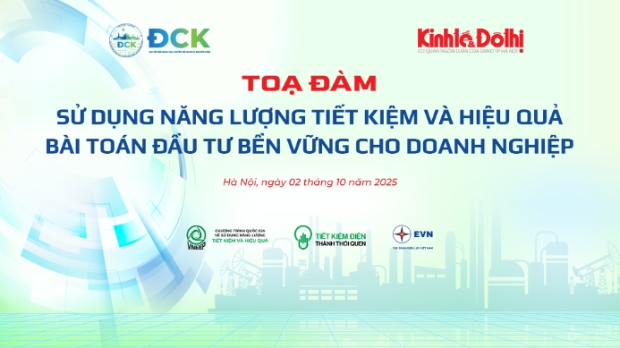 Tọa đàm trực tuyến sử dụng năng lượng tiết kiệm và hiệu quả: bài toán đầu tư bền vững cho doanh nghiệp