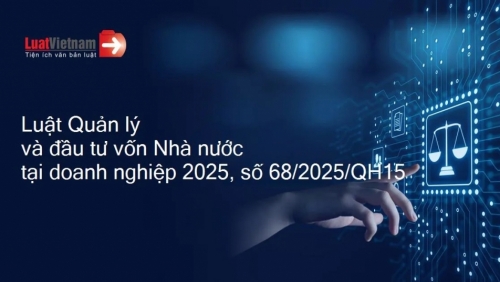 Luật Quản lý và đầu tư vốn Nhà nước tại doanh nghiệp