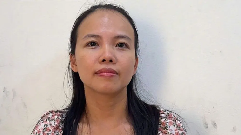 Đối tượng Nguyễn Thị Ngọc Lê. Ảnh: CQCA