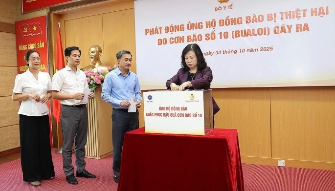 Ngành Y tế phát động quyên góp ủng hộ đồng bào vùng lũ sau bão số 10