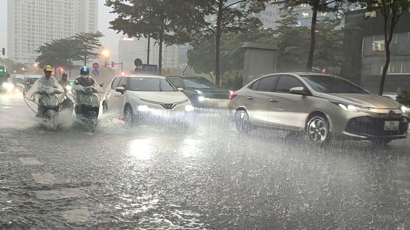 Dự báo Hà Nội từ trưa đến đêm 6/10 có mưa to do hoàn lưu bão số 11