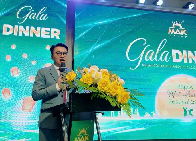 Ông Lã Văn Tiến CTH ĐQT tập đoàn MAK Group phát biểu tại hội nghị, Ảnh: Văn Dũng Ông Lã Văn Tiến CTH ĐQT tập đoàn MAK Group phát biểu tại hội nghị, Ảnh: Văn Dũng