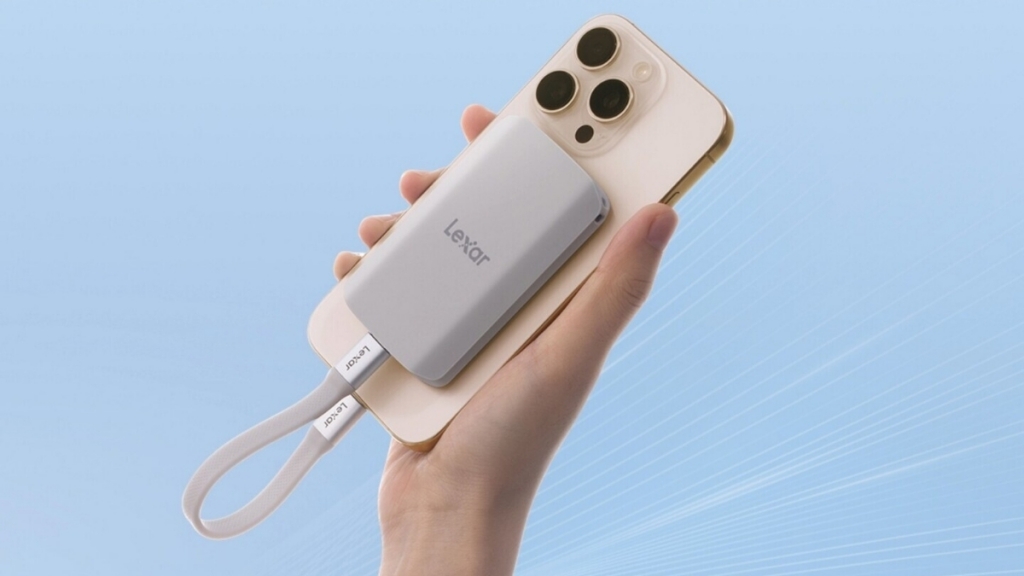 Lexar ES5 ra mắt: Ổ cứng SSD di động hỗ trợ MagSafe, quay video 8K trực tiếp