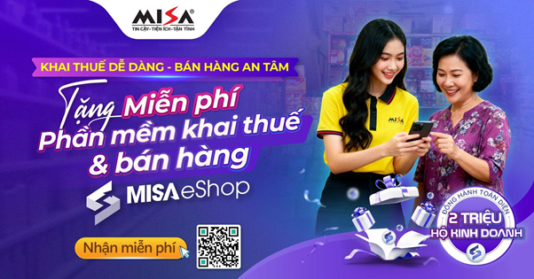 MISA tặng miễn phí phần mềm cho 2 triệu hộ kinh doanh