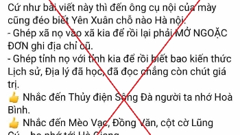Người đàn ông đăng tải nội dung gây hoang mang dư luận trong mùa mưa bão