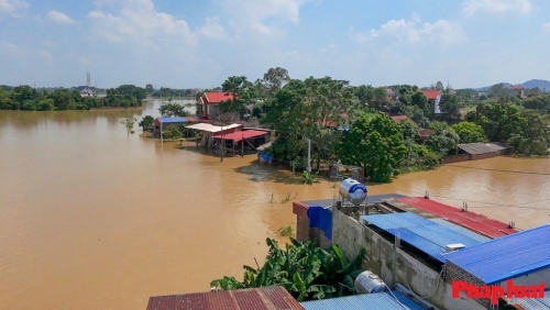 Cập nhật tình trạng ngập lụt tại tỉnh, thành ở Bắc Bộ