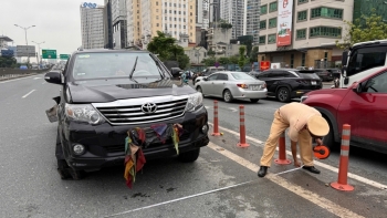 Xử lý tài xế ô tô vi phạm nồng độ cồn, đi ngược chiều trên đường Vành đai 3