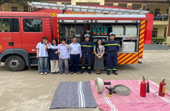 Lan tỏa văn hóa an toàn phòng cháy chữa cháy trong trường học