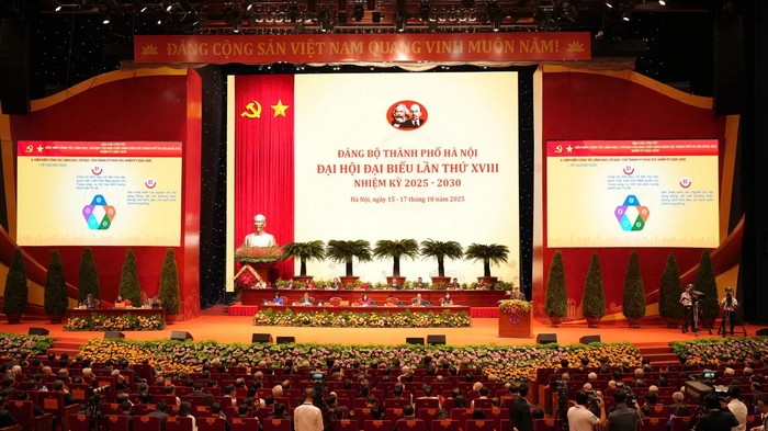 Chiều nay (16/10), bầu Ban Chấp hành Đảng bộ TP Hà Nội khóa XVIII, nhiệm kỳ 2025-2030