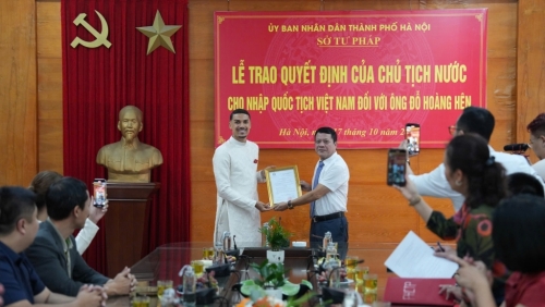 Tiền vệ Đỗ Hoàng Hên: Tôi tự hào và muốn nói rằng tôi rất yêu Việt Nam