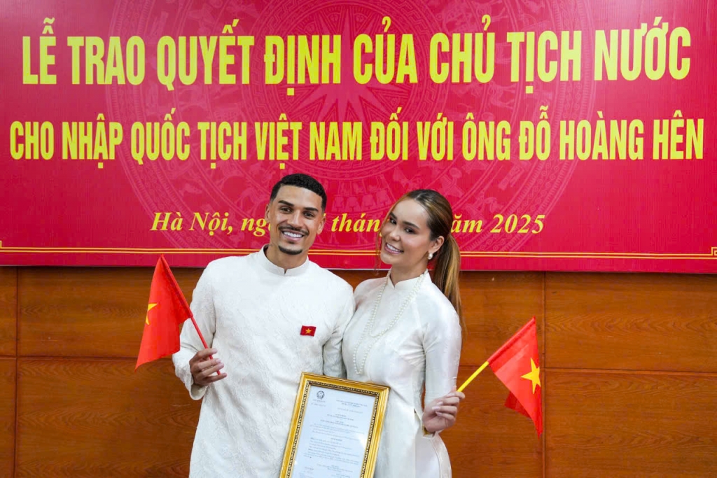 Tiền vệ Đỗ Hoàng Hên: Tôi tự hào và muốn nói rằng tôi rất yêu Việt Nam