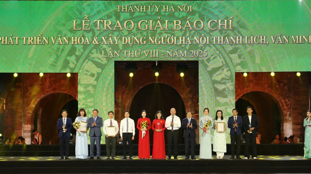 Báo Kinh tế & Đô thị đoạt giải A Giải báo chí về phát triển văn hóa Hà Nội năm 2025