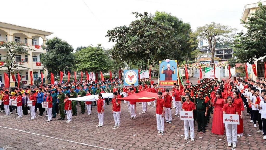 Tưng bừng đại hội thể dục thể thao xã Hòa Lạc lần thứ I, năm 2025